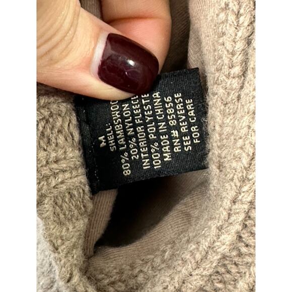 Gander Mountain Guide Series Tan Lambswool Blend Full Zip Vest Women's Medium - Picture 7 of 14